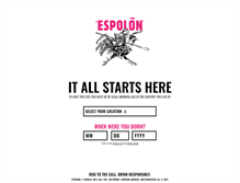 Tablet Screenshot of espolontequila.com